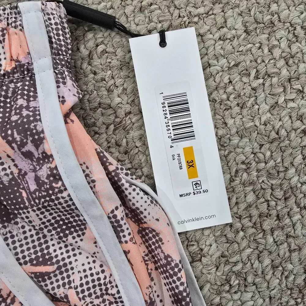NWT Calvin Klein Performance Women's Plus Fitness Workout Shorts Size 3X